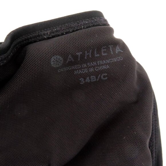 Athleta Women 38 B/C Black White Chevron Tankini Tank Swimwear Swim Top Strappy - Picture 8 of 12